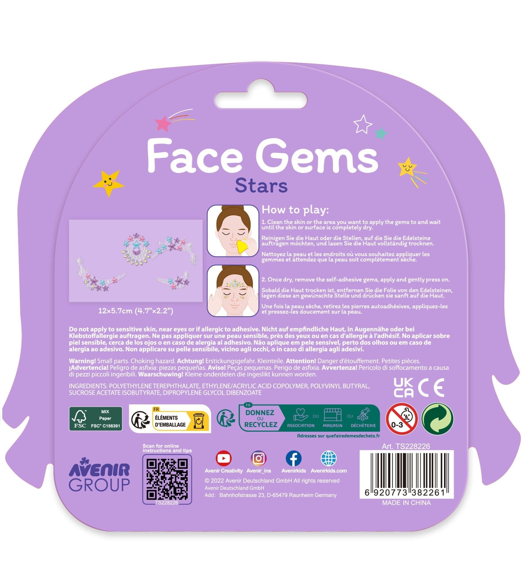 Avenir - Face gems -Stars - Image 3