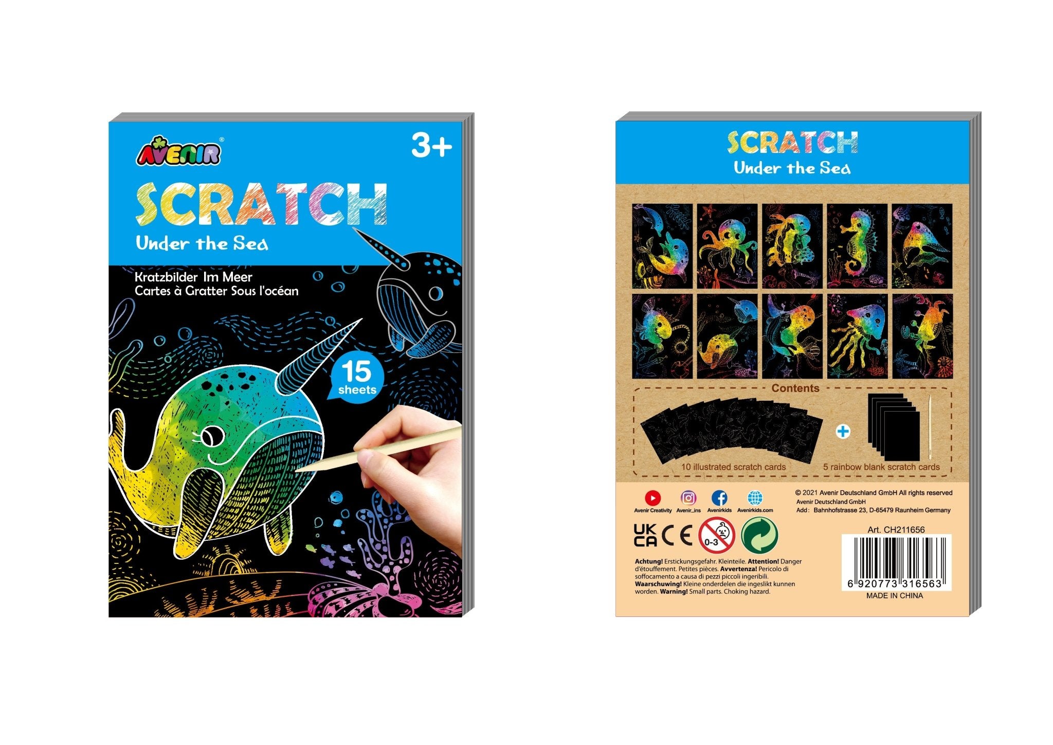 Avenir - Mini Scratch Book - Under the Sea - Image 8