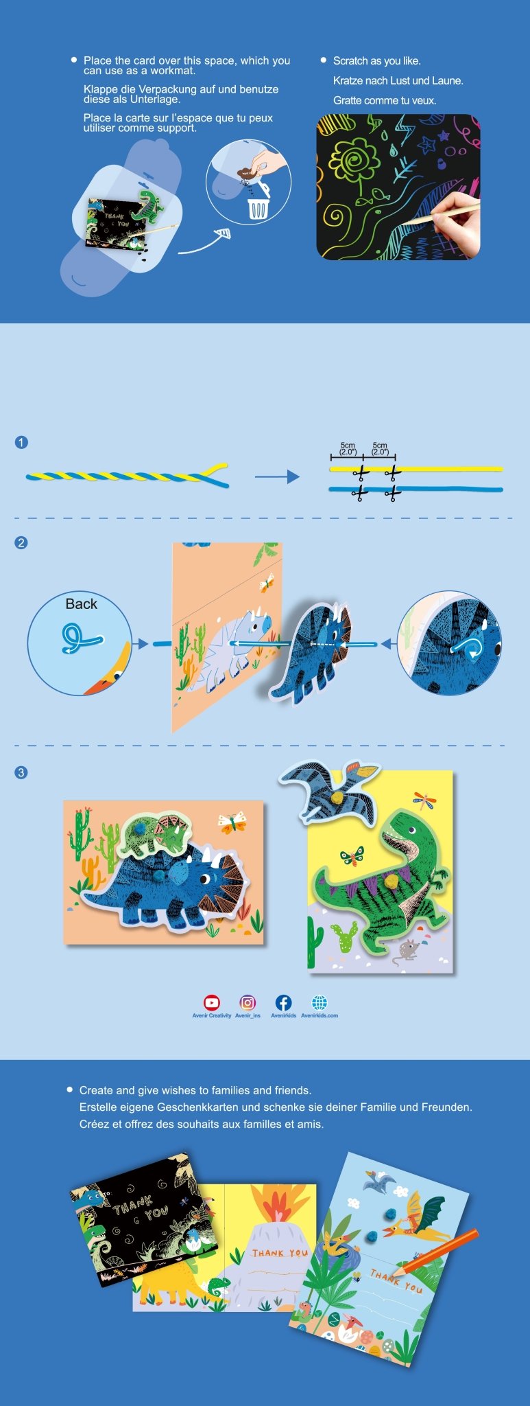 Avenir - Scratch Dino Greeting Cards - Image 7