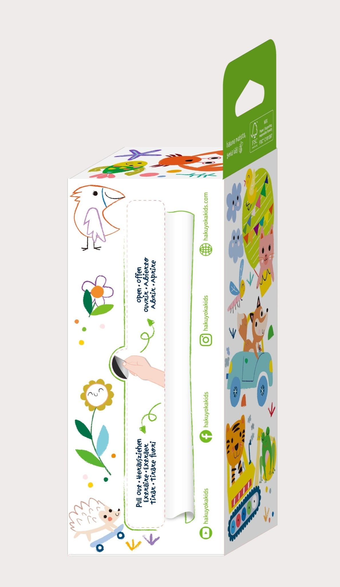 Hakuyoka Colouring Roll Kit - Vehicle - Image 13