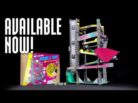 STEM Build - Marble Run with Three Neon Tracks - Image 2