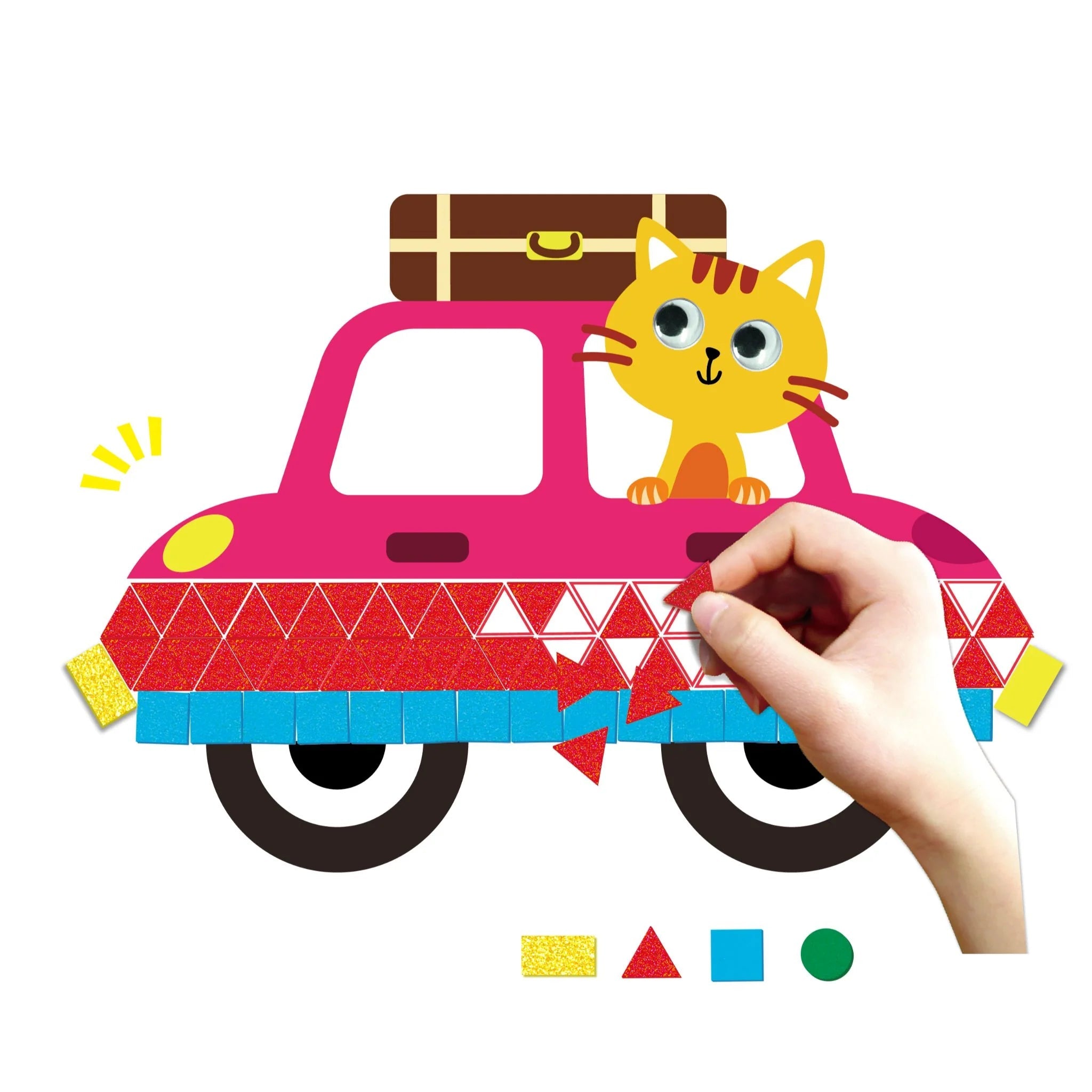 Mosaic Sticker Book Junior - Cars - Image 3