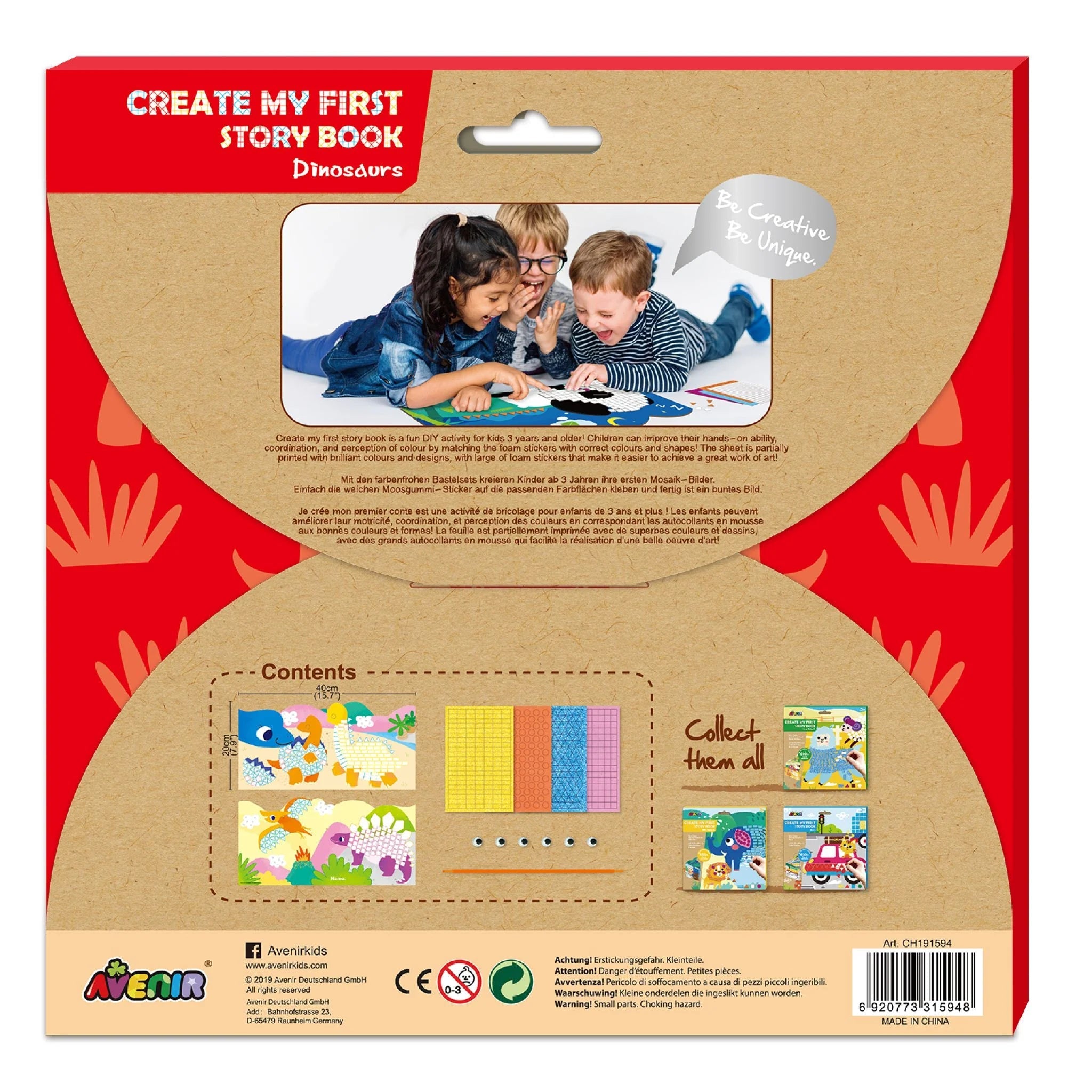 Mosaic Sticker Book Junior - Dinosaurs - Image 2