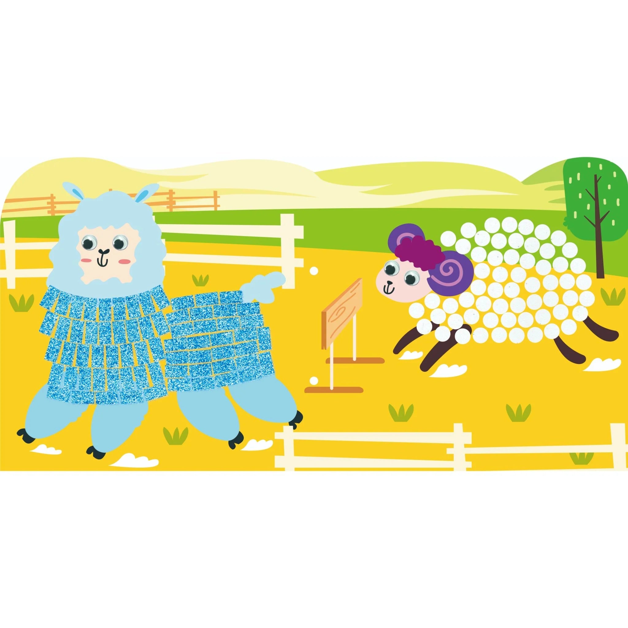 Mosaic Sticker Book Junior - Farm Animals - Image 3