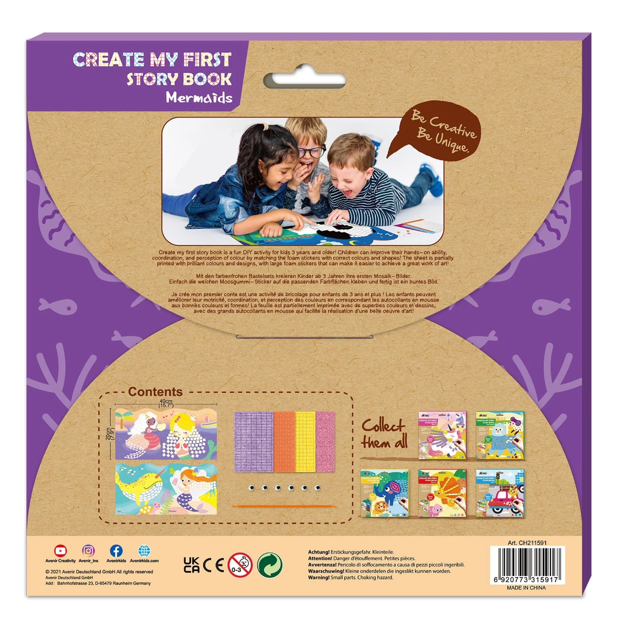 Mosaic Sticker Book Junior - Mermaids - Image 2