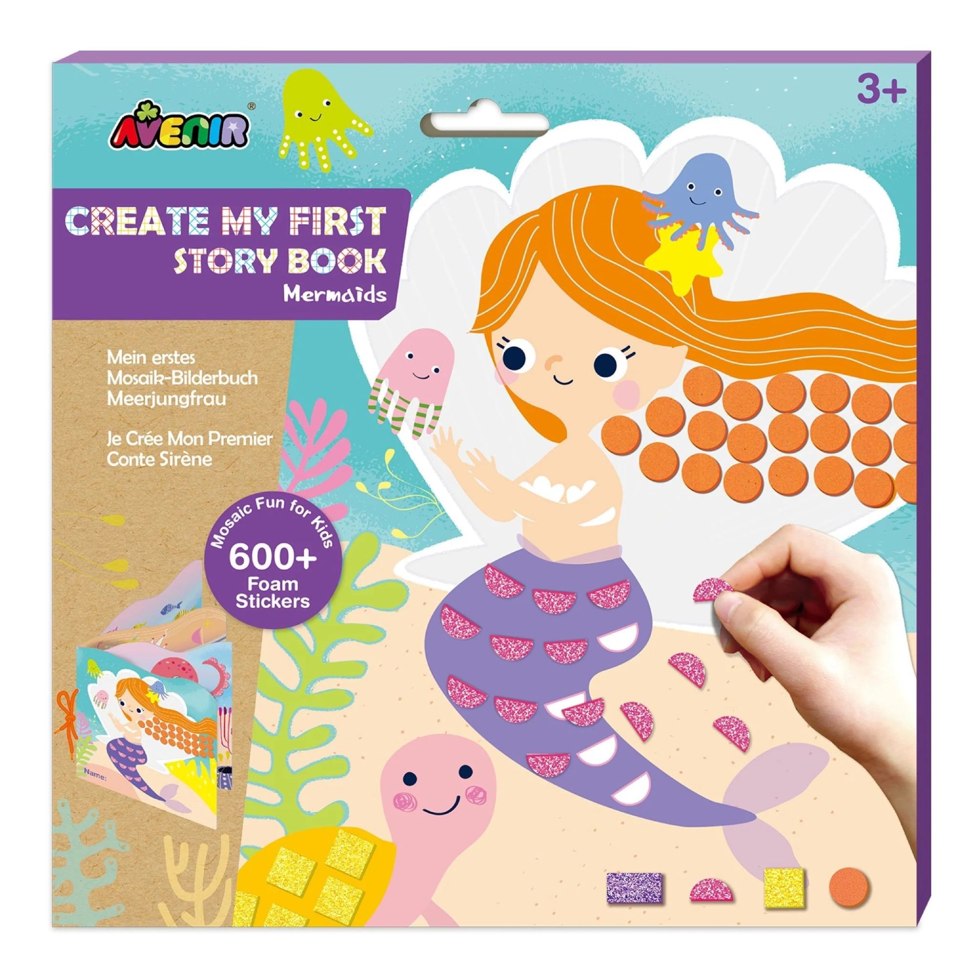 Mosaic Sticker Book Junior - Mermaids