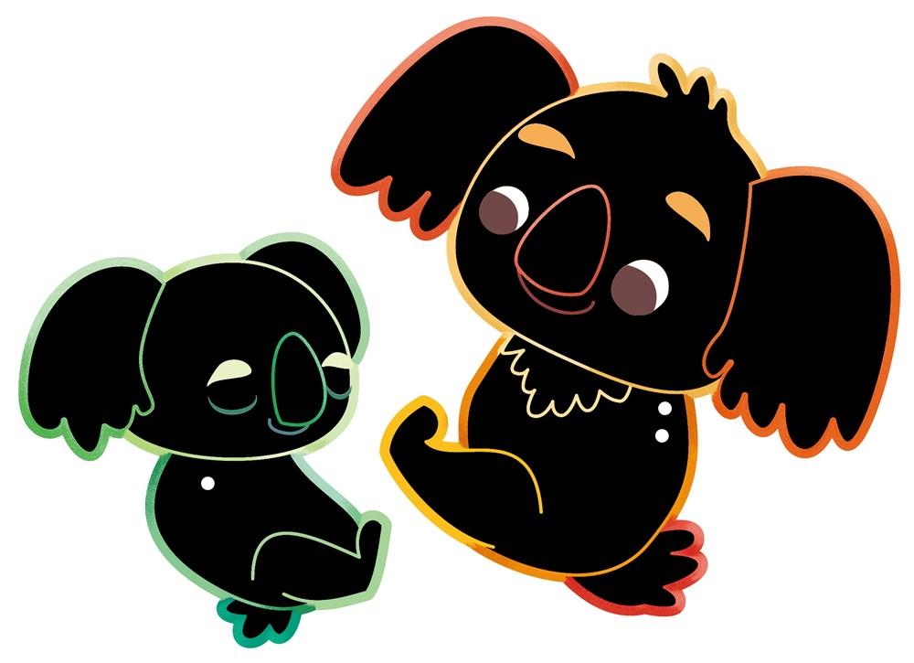 Scratch Art - Koalas and Kangaroos - Image 4