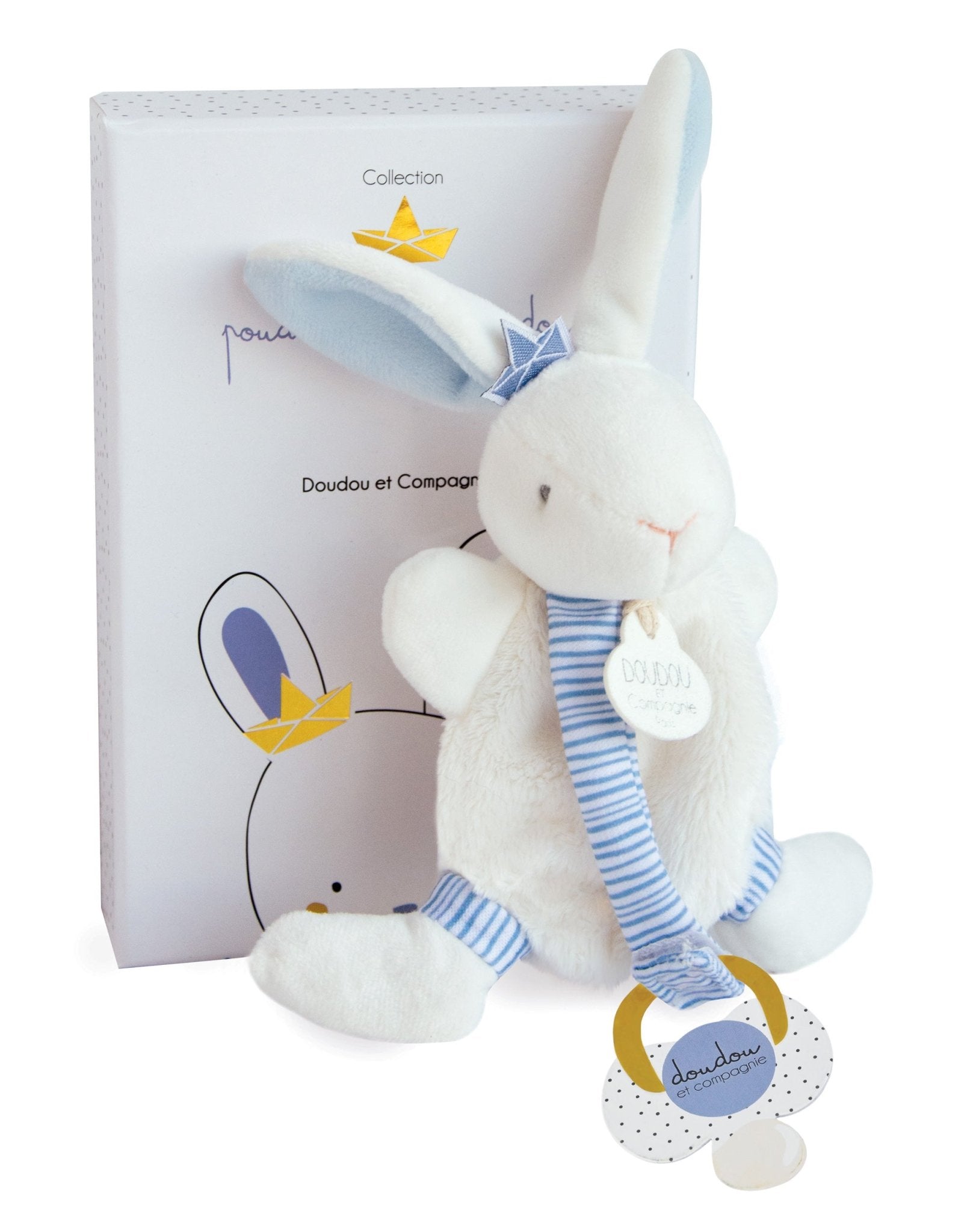 Star and Sailor Bunny Pacifier Clip - Image 2