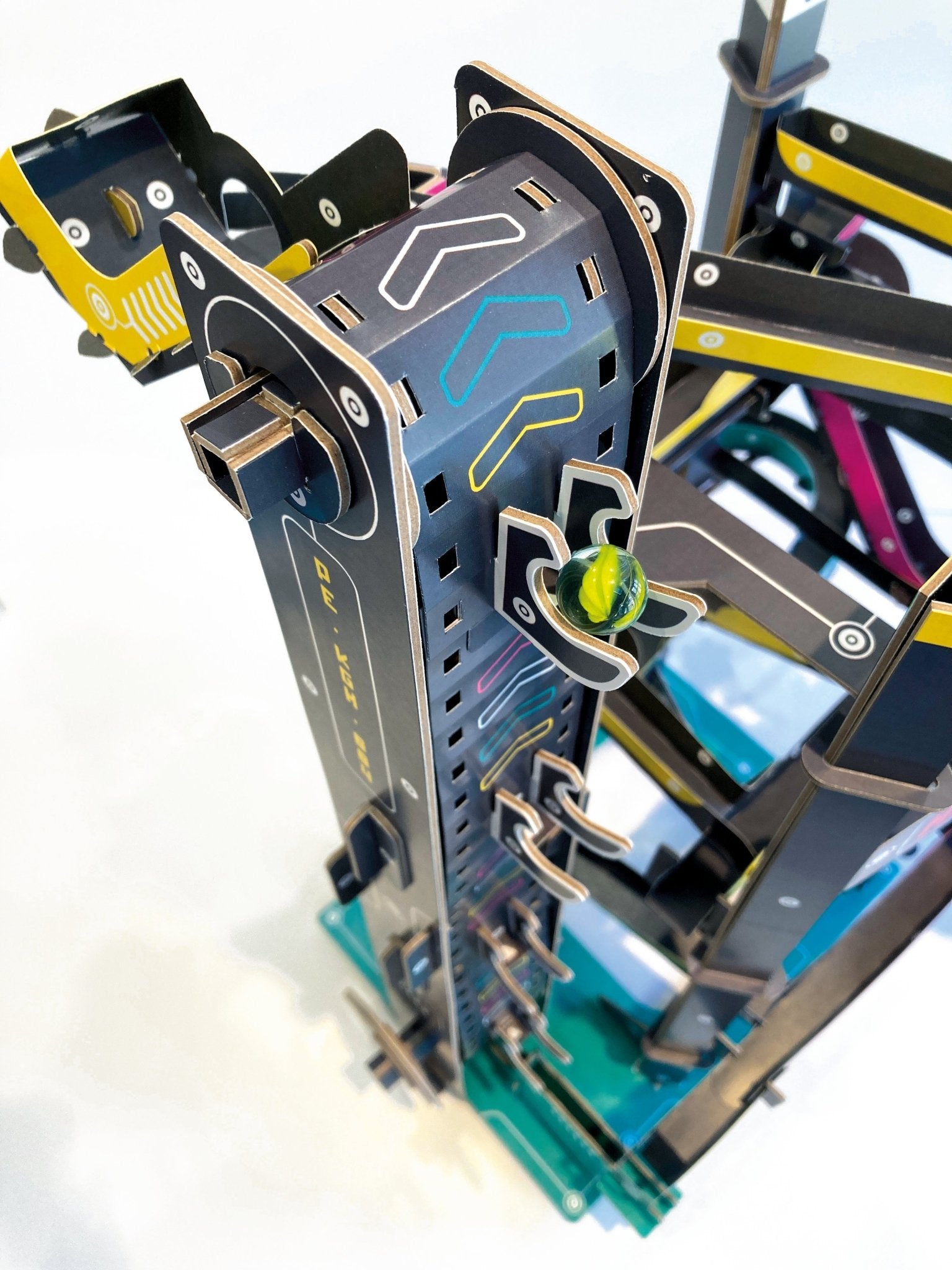 STEM Build - Marble Run with Three Neon Tracks - Image 8