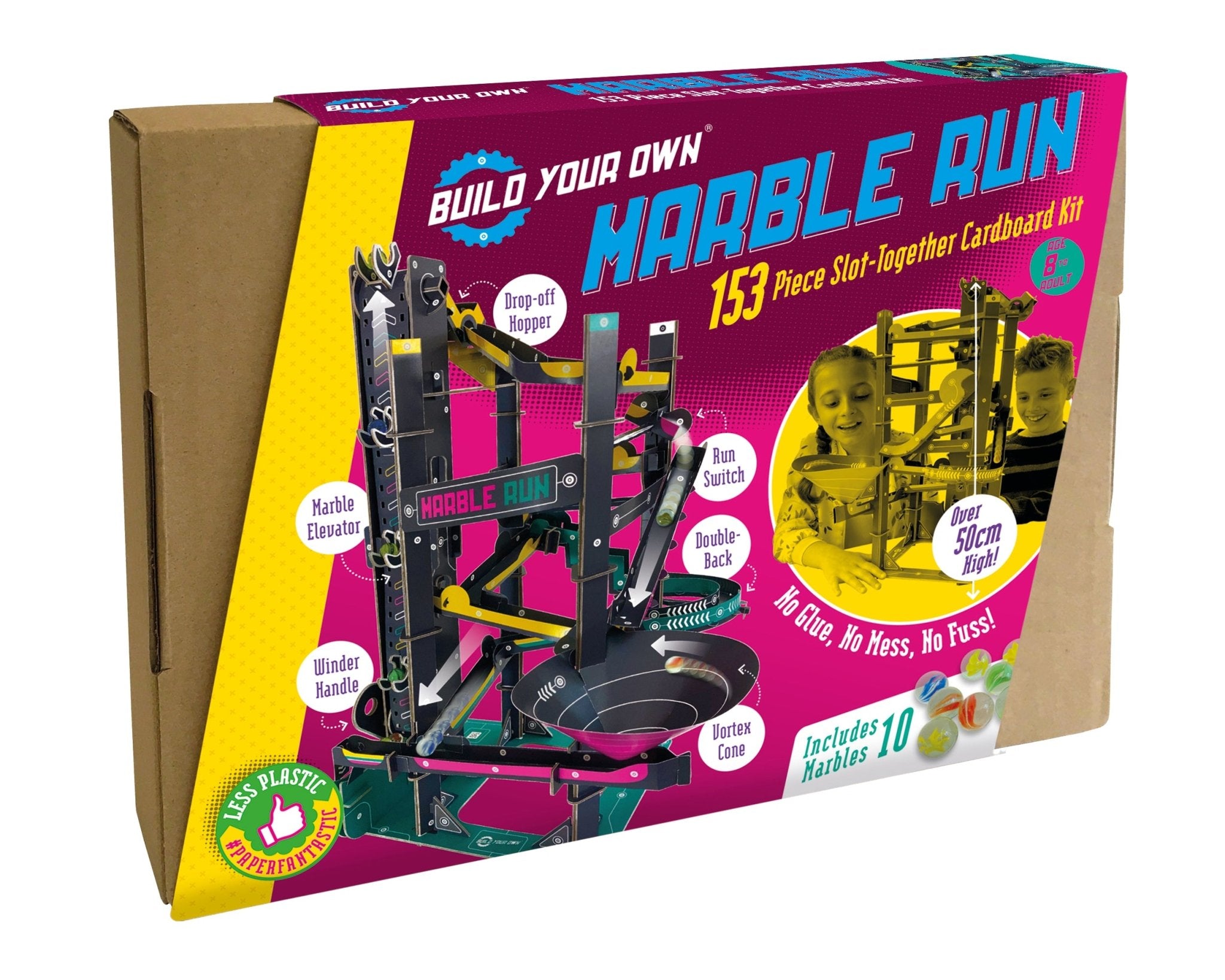 STEM Build - Marble Run with Three Neon Tracks - Image 10