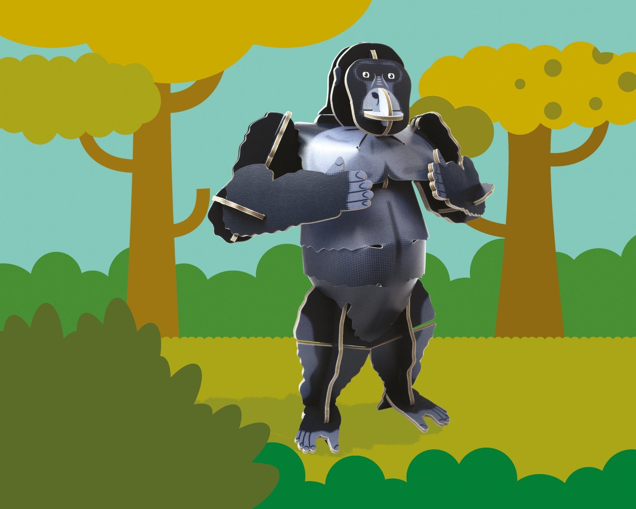 STEM Build - Mountain Gorilla with Moving Mechanisms - Image 2