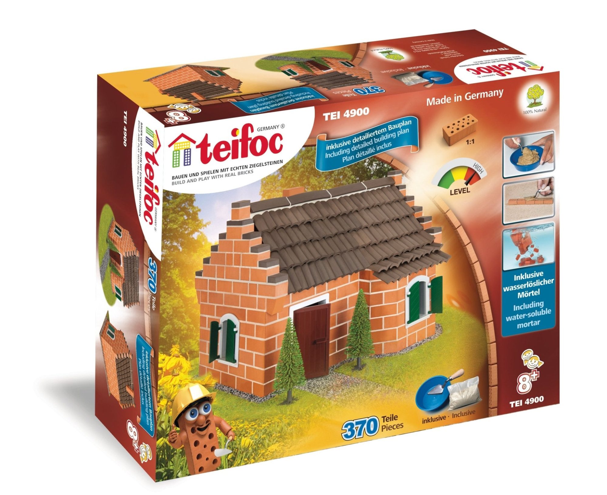 Teifoc Real Bricks Building Sets - Historic House