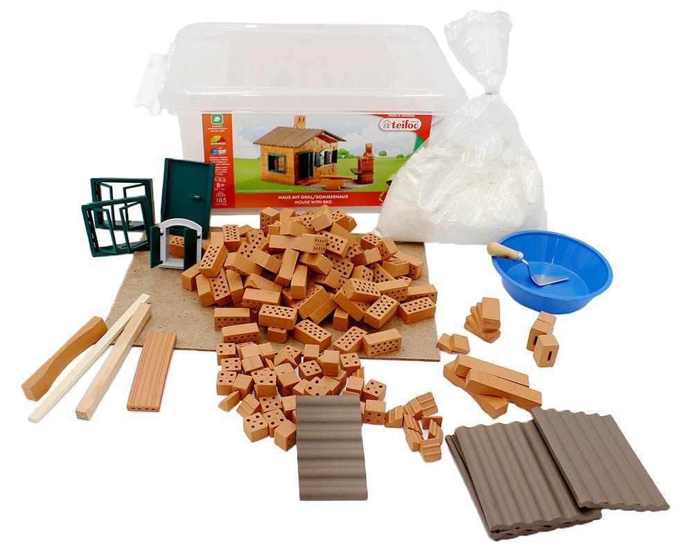 Teifoc Real Bricks Building Sets - House with BBQ - Image 3